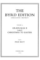 Gradualia. II : (1607) : Christmas to Easter