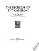 The etchings of D.Y. Cameron,