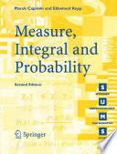 Measure, Integral and Probability