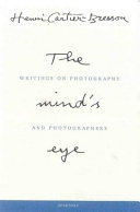The mind's eye : writings on photography and photographers
