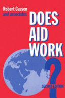 Does aid work? : report to an intergovernmental task force