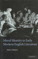 Moral identity in early modern English literature