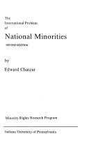 The international problem of national minorities