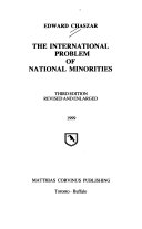 The international problem of national minorities