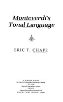 Monteverdi's tonal language