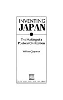 Inventing Japan : the making of a postwar civilization