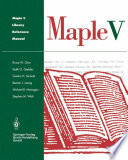 Maple V Library Reference Manual