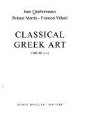 Classical Greek art (480-330 B.C.)