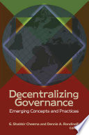 Decentralizing Governance : Concepts and Practices.