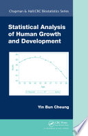 Statistical analysis of human growth and development