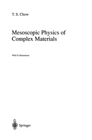 Mesoscopic Physics of Complex Materials