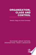 Organization, class and control