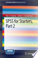 SPSS for Starters, Part 2