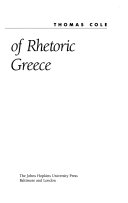 The origins of rhetoric in ancient Greece