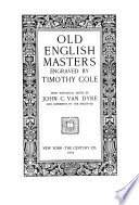 Old English masters