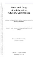 Food and Drug Administration Advisory Committees.