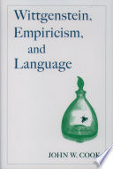 Wittgenstein, Empiricism, and Language.
