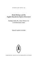 Monk-bishops and the English Benedictine reform movement : reading London, BL, Cotton Tiberius A. iii in its manuscript context