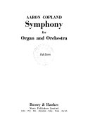 Symphony for organ and orchestra