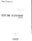Etude fantasy : for solo piano