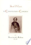 The Constitution in Congress the Federalist period 1789-1801
