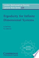 Ergodicity for infinite dimensional systems