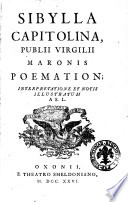 Sibylla capitolina, Publii Virgilii Maronis poemation;
