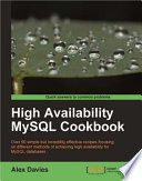 High Availability MySQL Cookbook.