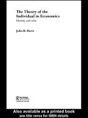 The theory of the individual in economics : identity and value