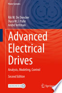 Advanced electrical drives : analysis, modeling, control