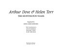 Arthur Dove & Helen Torr : the Huntington years