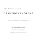 Drawings by Degas;