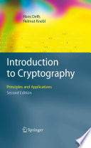 Introduction to Cryptography Principles and Applications