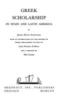 Greek scholarship in Spain and Latin America
