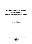 The ceramics of the Mosque of Rüstem Pasha and the environment of change