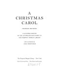 A Christmas carol : a facsimile edition of the autograph manuscript in the Pierpont Morgan Library /