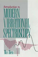 Introduction to modern vibrational spectroscopy