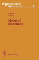 Moduli of smoothness