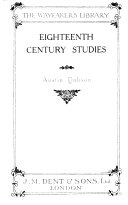 Eighteenth century studies