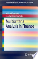 Multicriteria Analysis in Finance