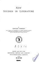 New studies in literature,