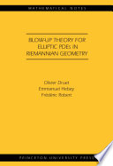 Blow-up theory for elliptic PDEs in Riemannian geometry