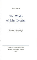 The works of John Dryden.