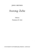 Aureng-Zebe.