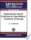 Exponentional genus problems in one-relator products of groups