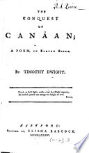 The conquest of Canäan; a poem, in eleven books.