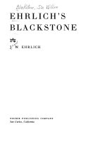 Ehrlich's Blackstone