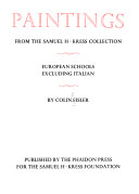 Paintings from the Samuel H. Kress Collection : European schools excluding Italian