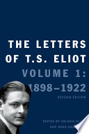 The letters of T.S. Eliot