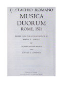 Musica duorum : Rome, 1521